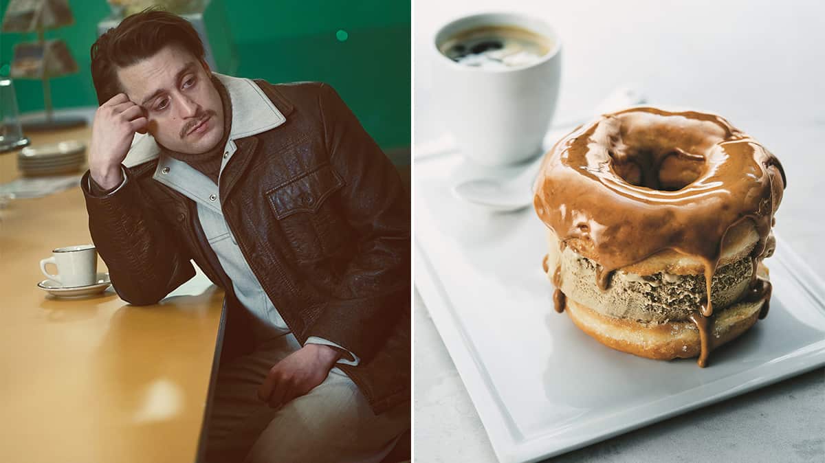 Fargo and Cop coffee ice-cream sandwich