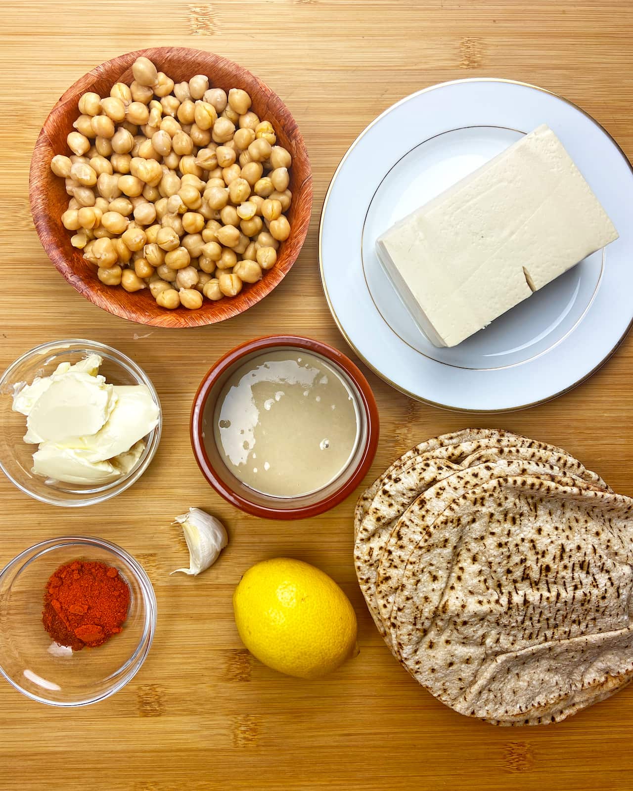 Fatteh ingredients