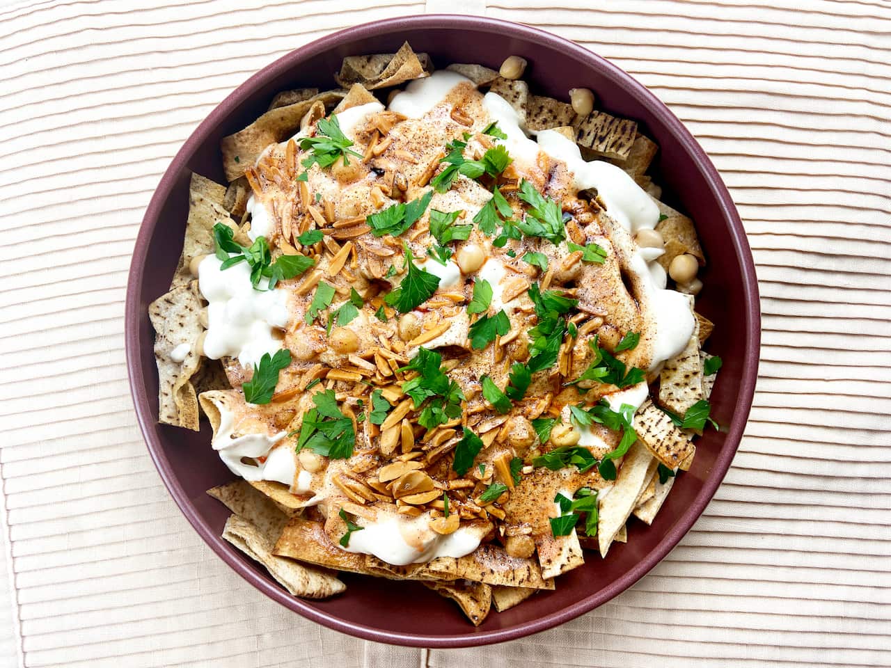 Vegan fatteh