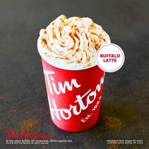 Tim Hortons press image for the new coffee.