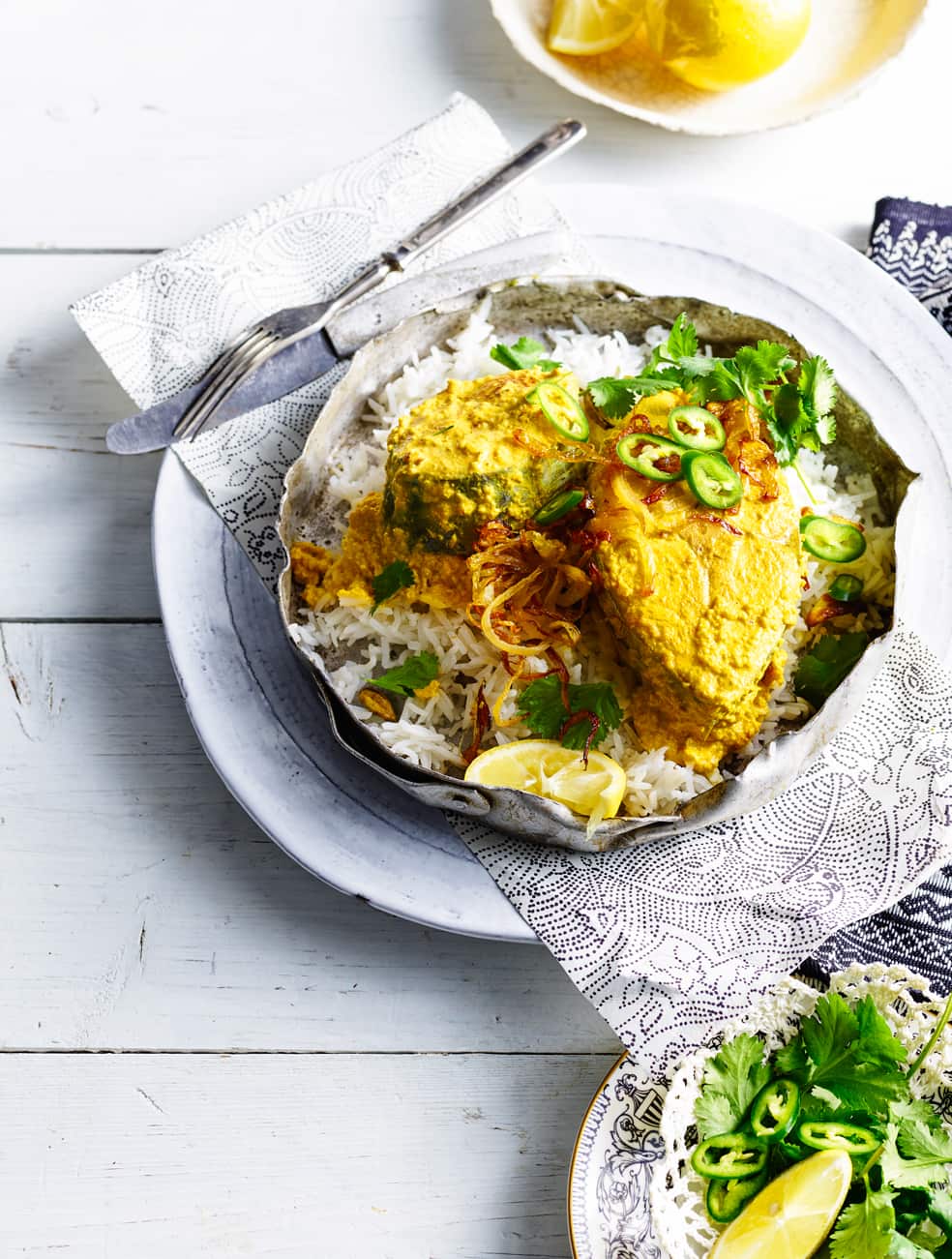 Fish cooked in yoghurt