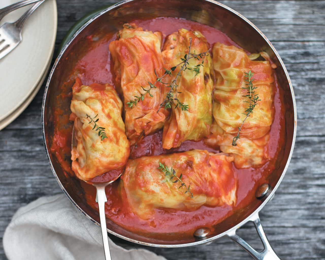 Fish involtini (involtini di pesce in salsa)