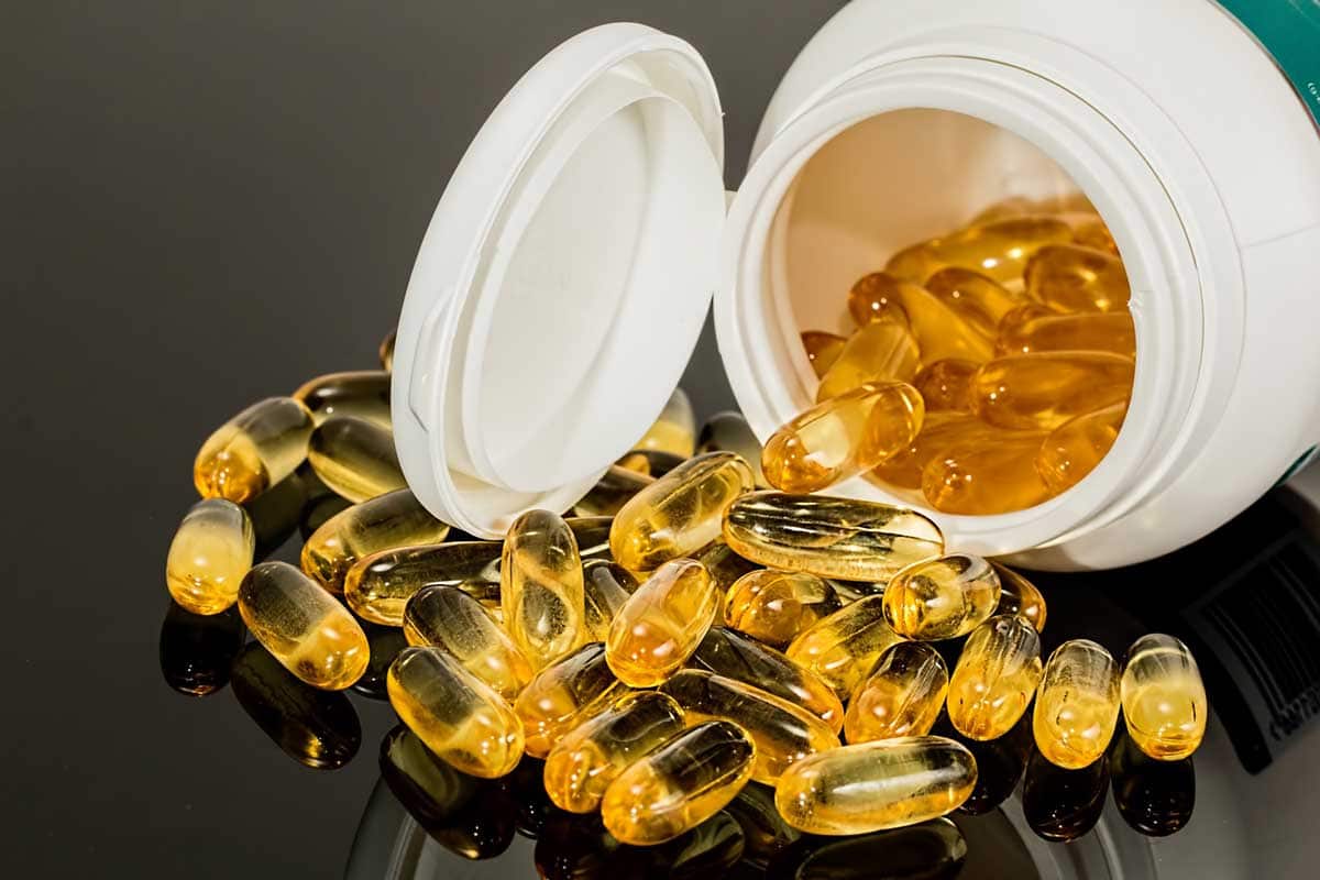 Fish oil capsules