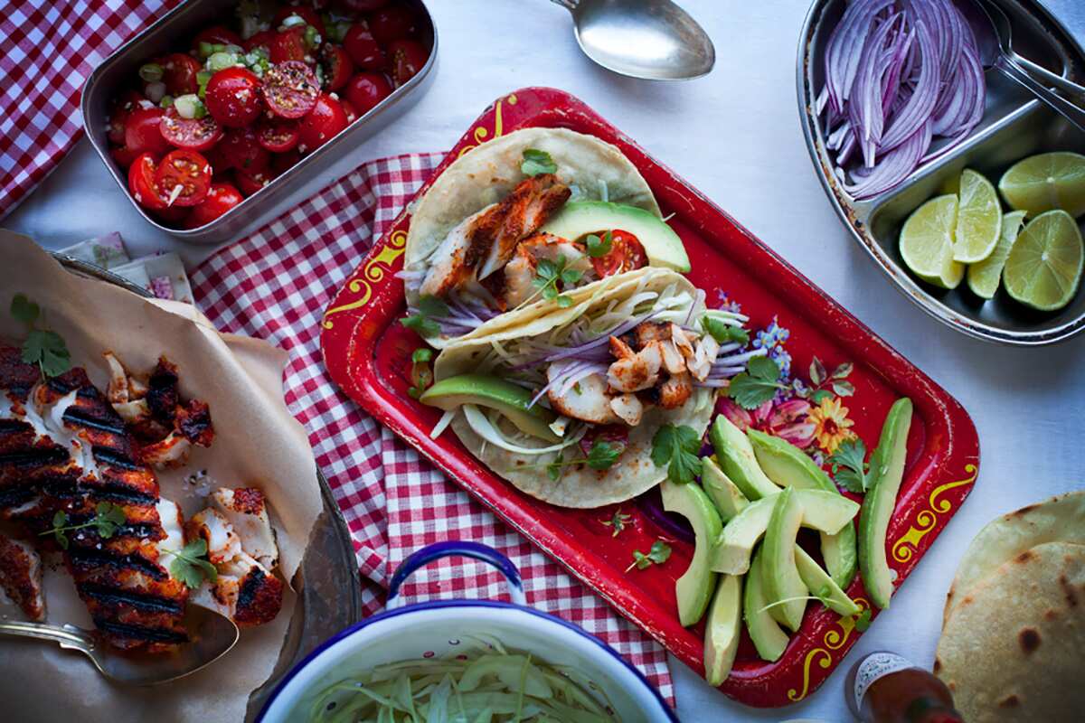 Mexican fish tacos