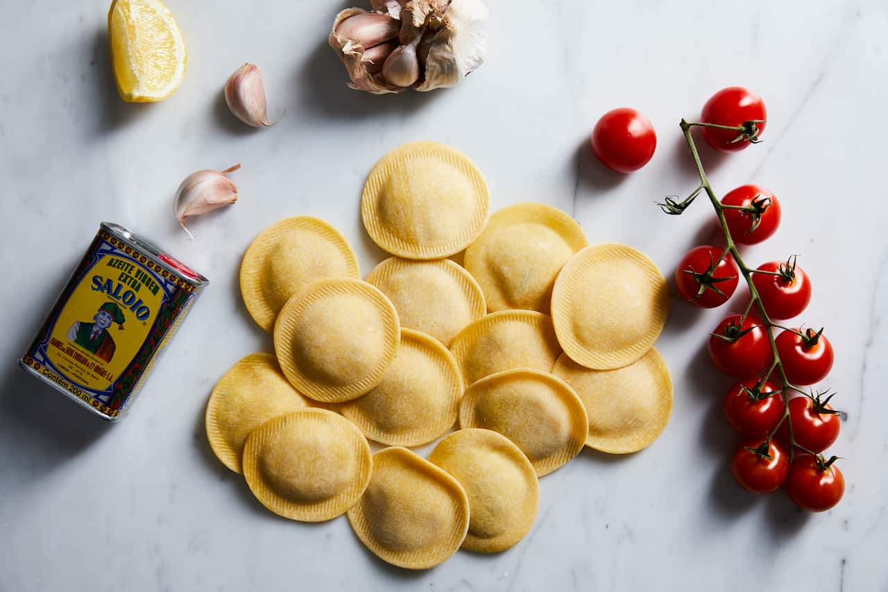 Crab ravioli from The Fishmonger's Son