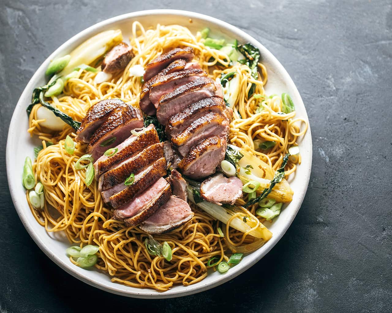 Five-spice duck noodles