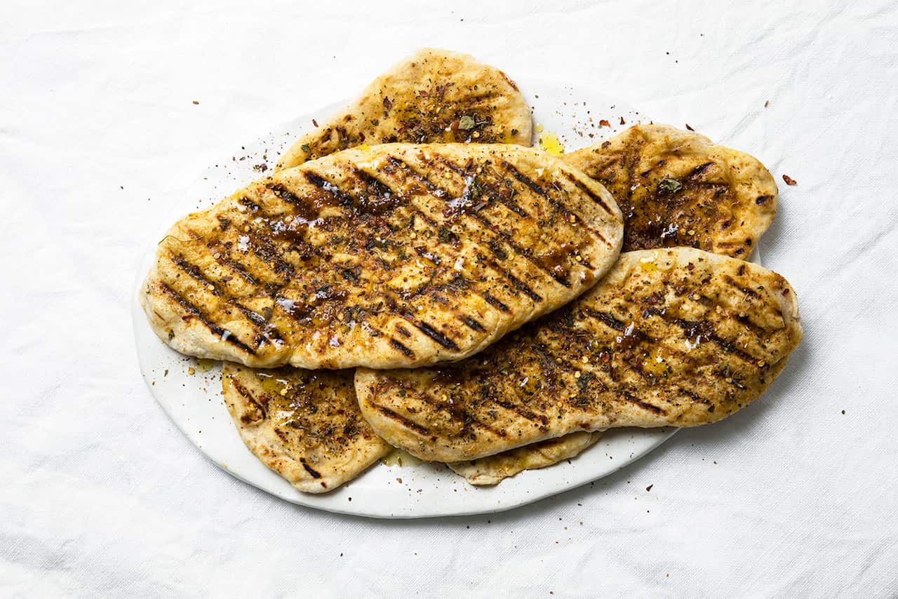 Flatbreads with spiced butter
