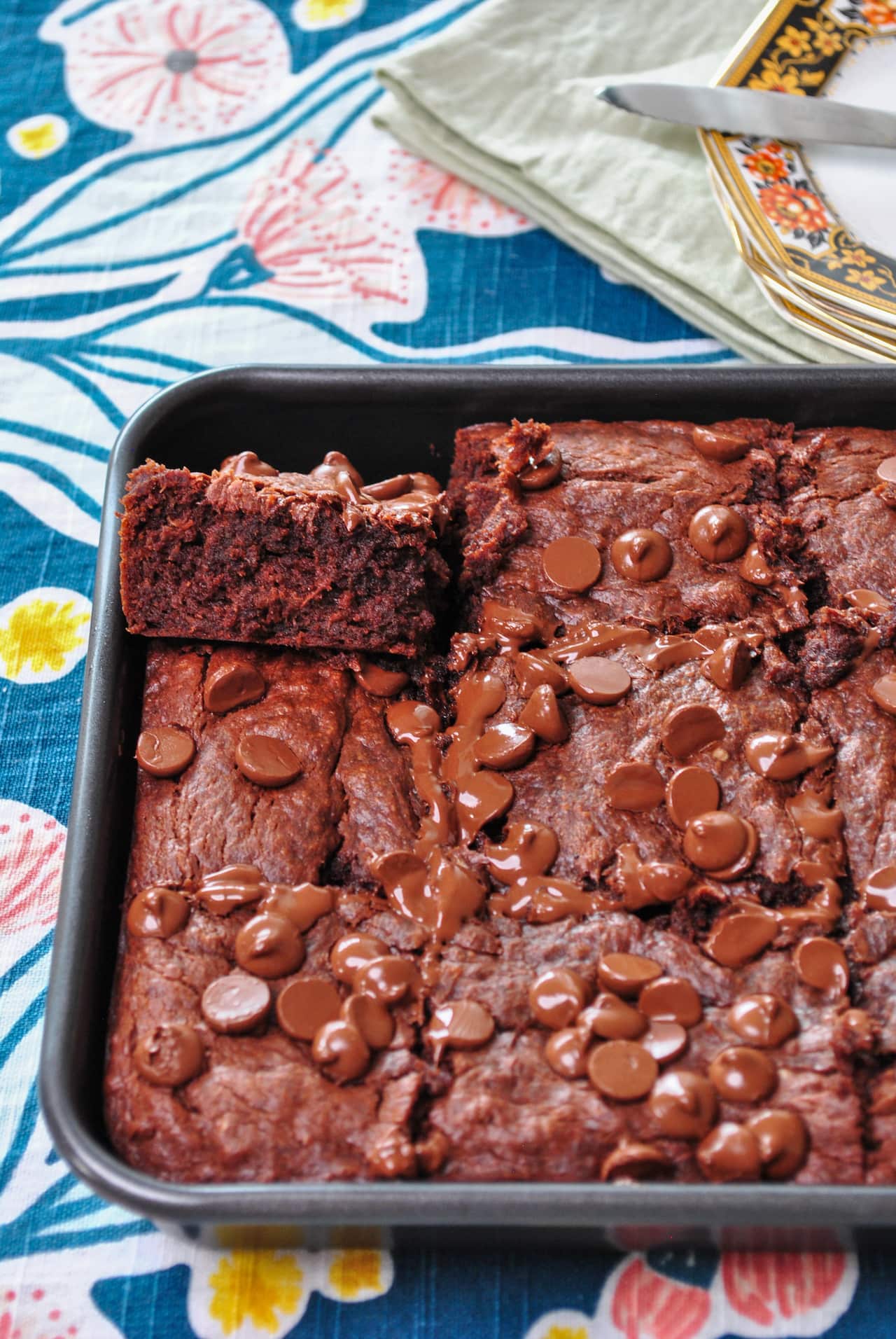 Flourless brownie