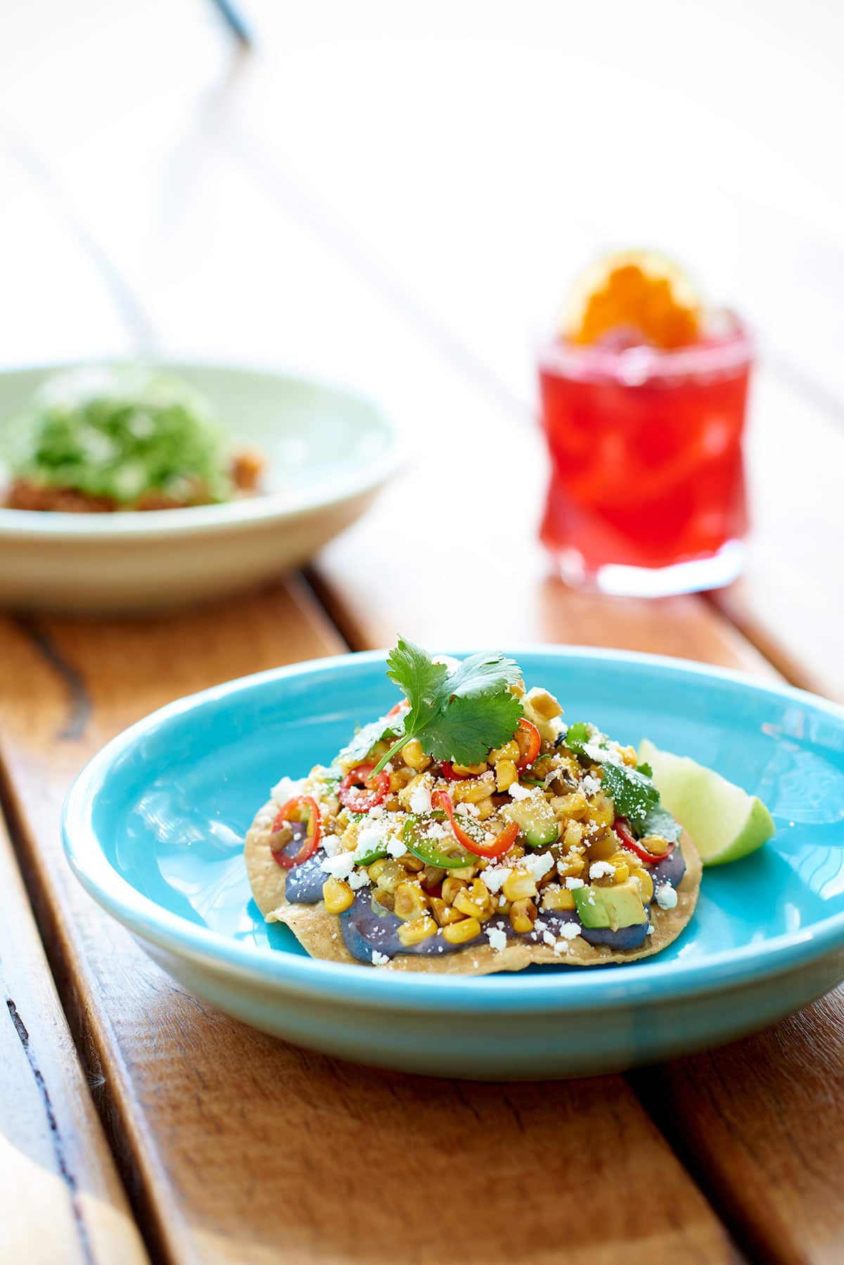 There's no shortage of tortilla chips on the menu, harbouring everything from ceviche to sweet potato tots.