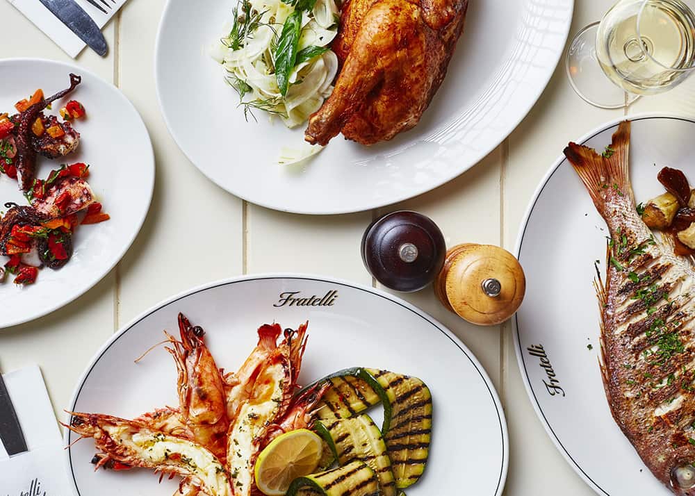 Fratelli Fresh Darling Harbour menu