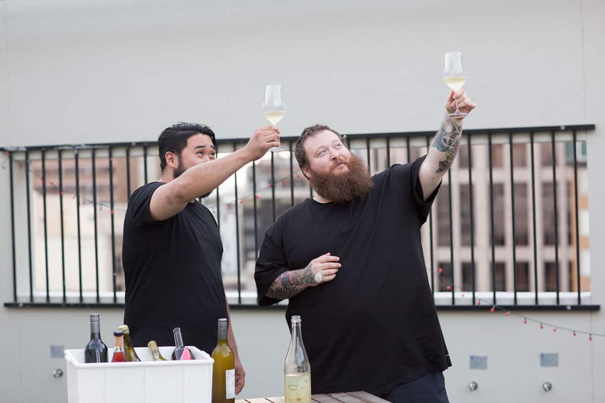 Action Bronson tries wine in Australia