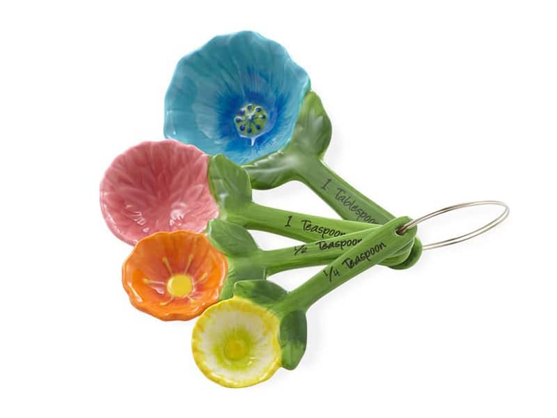 Flower measuring spoons