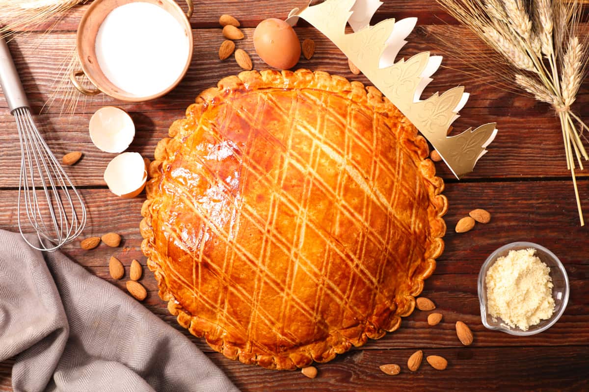 Eating galette des rois is a fun French holiday tradition.