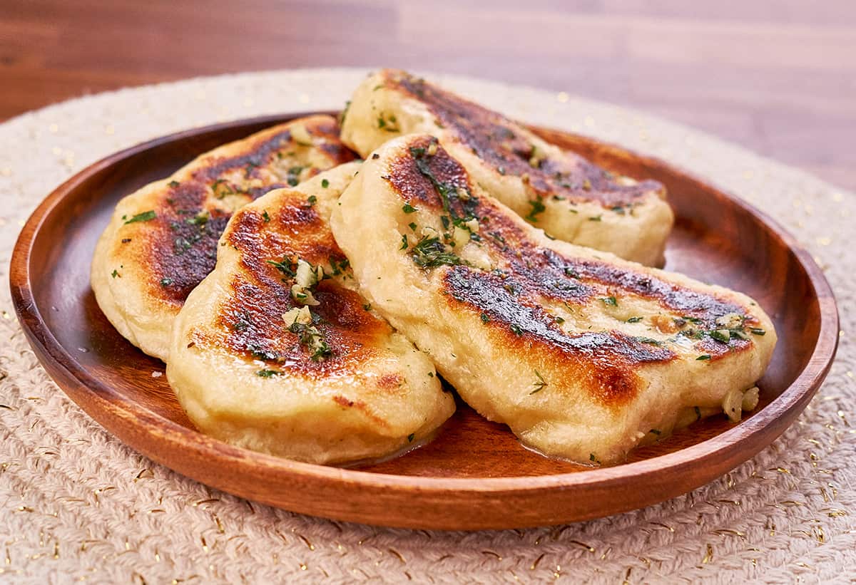 Garlic and herb flatbread