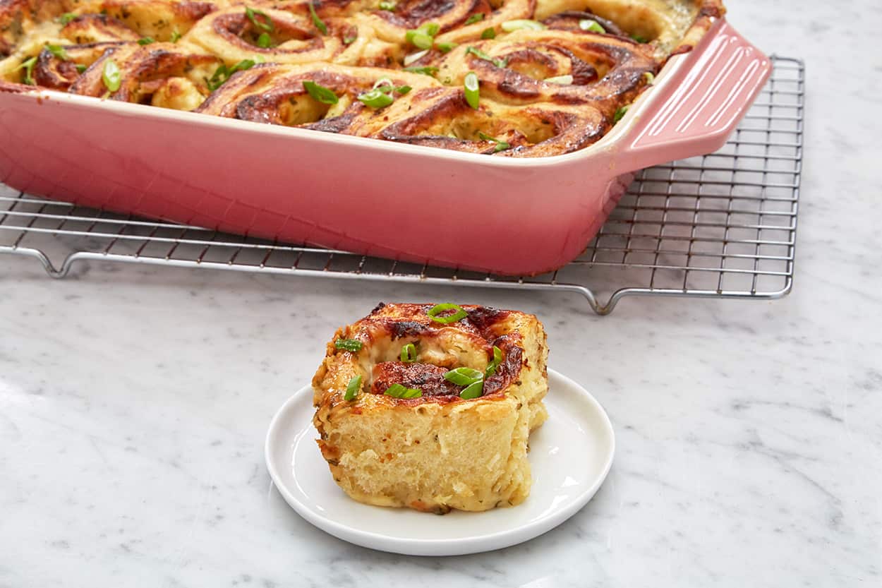 Garlic parmesan twists