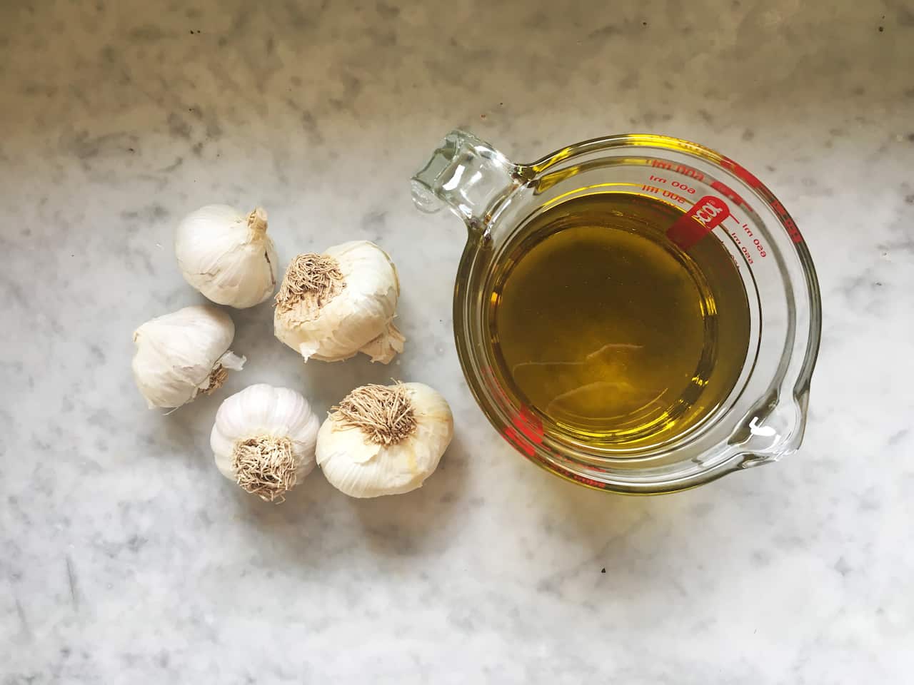 Garlic and olive oil