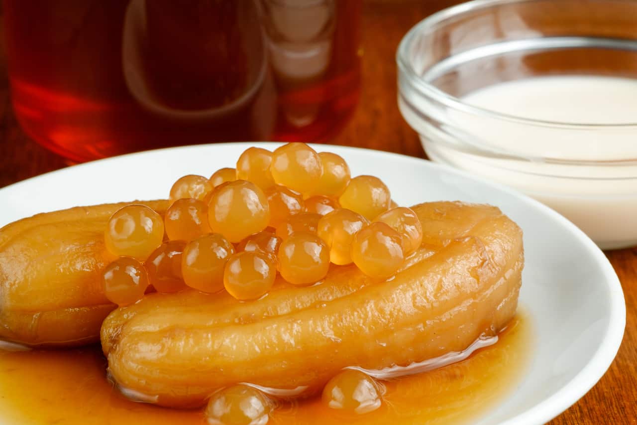 Filipino sweetened Banana dessert Minatamis na saging