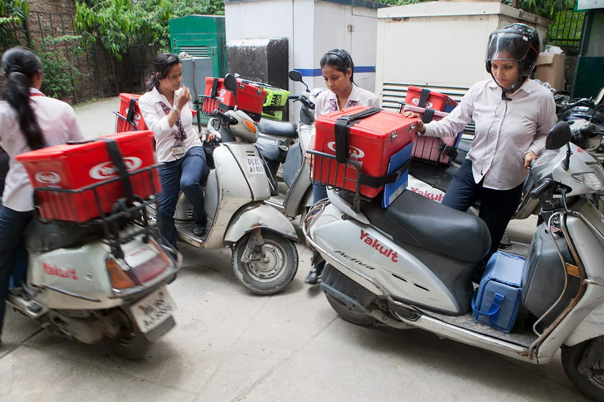 Yakult delivery in India
