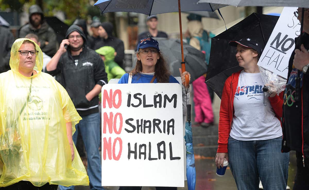 Halal Reclaim Australia rally