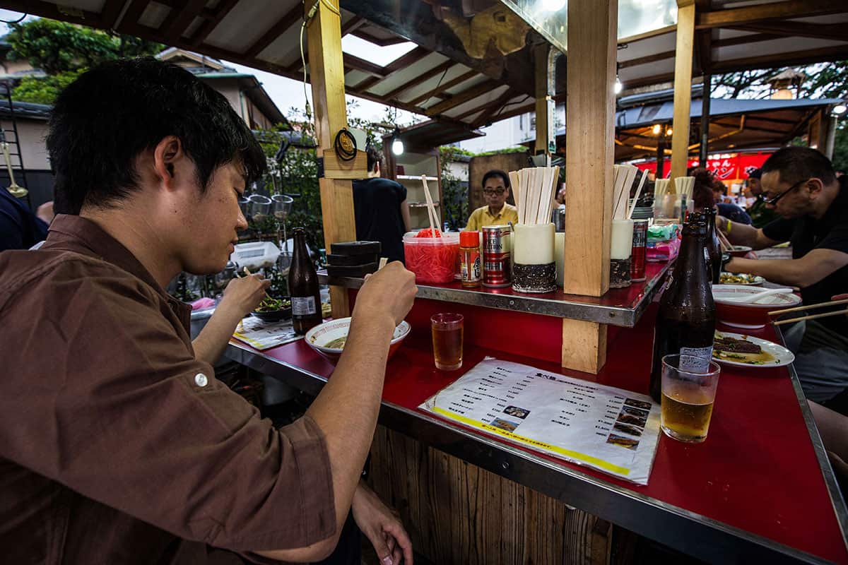 Fukuoka ramen yatai