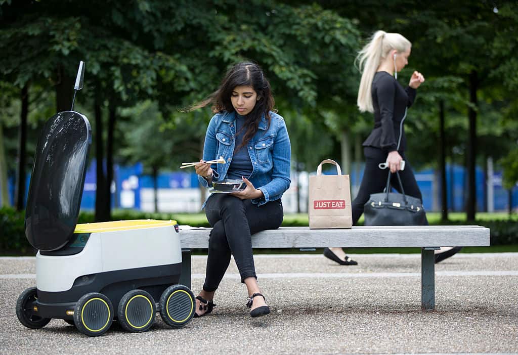 Food delivery robot 