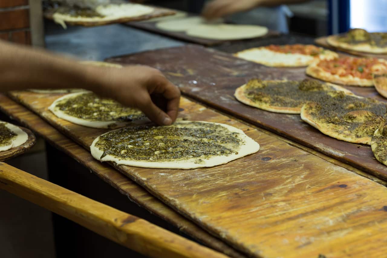 Manousche flatbread with zaatar