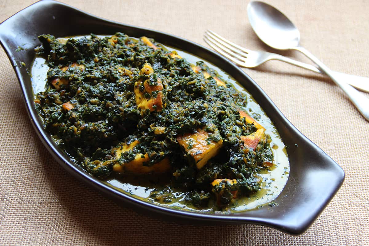 Saag paneer from Gourmet Farmer series 4