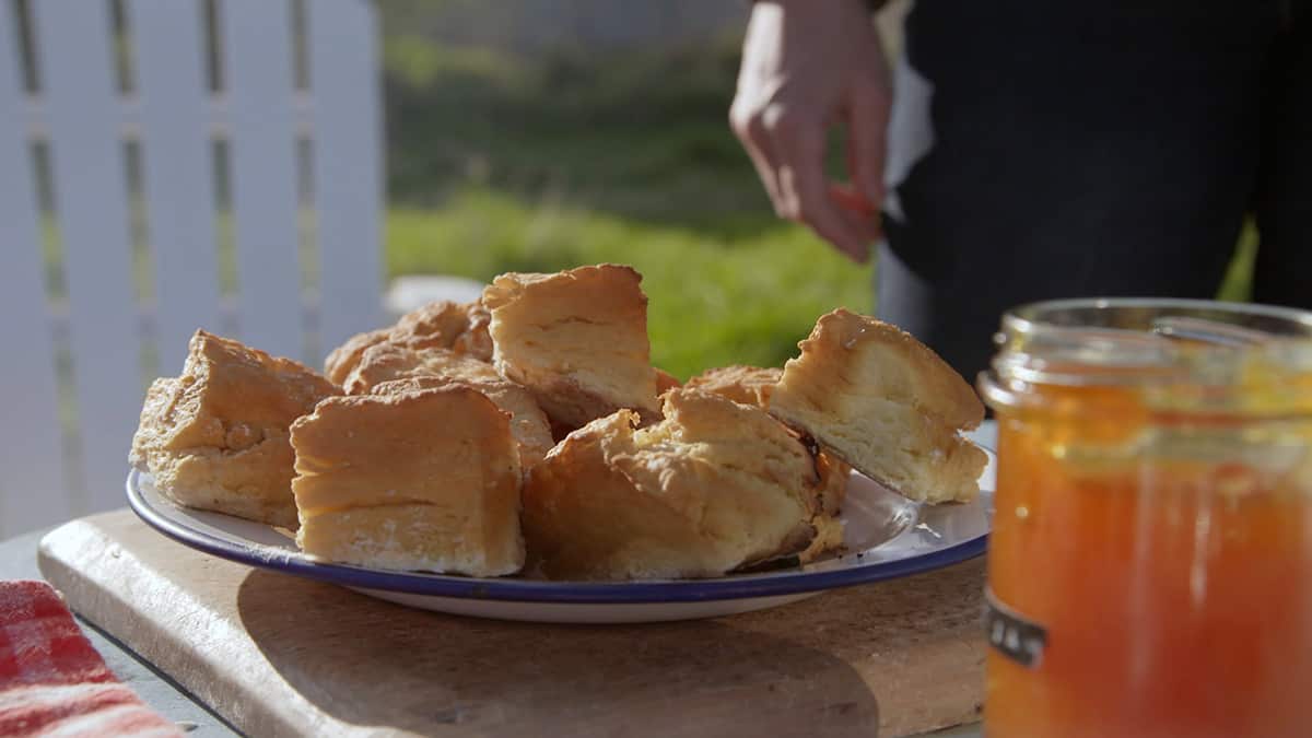 Sadie's campfire scones - Gourmet Farmer series 4