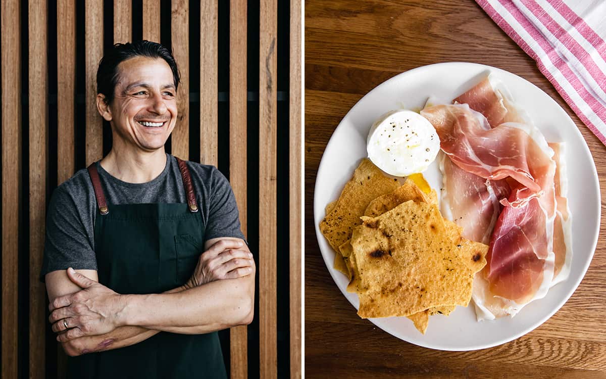 Giovanni Pilu and dish