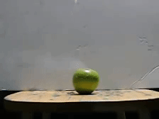 exploding apple