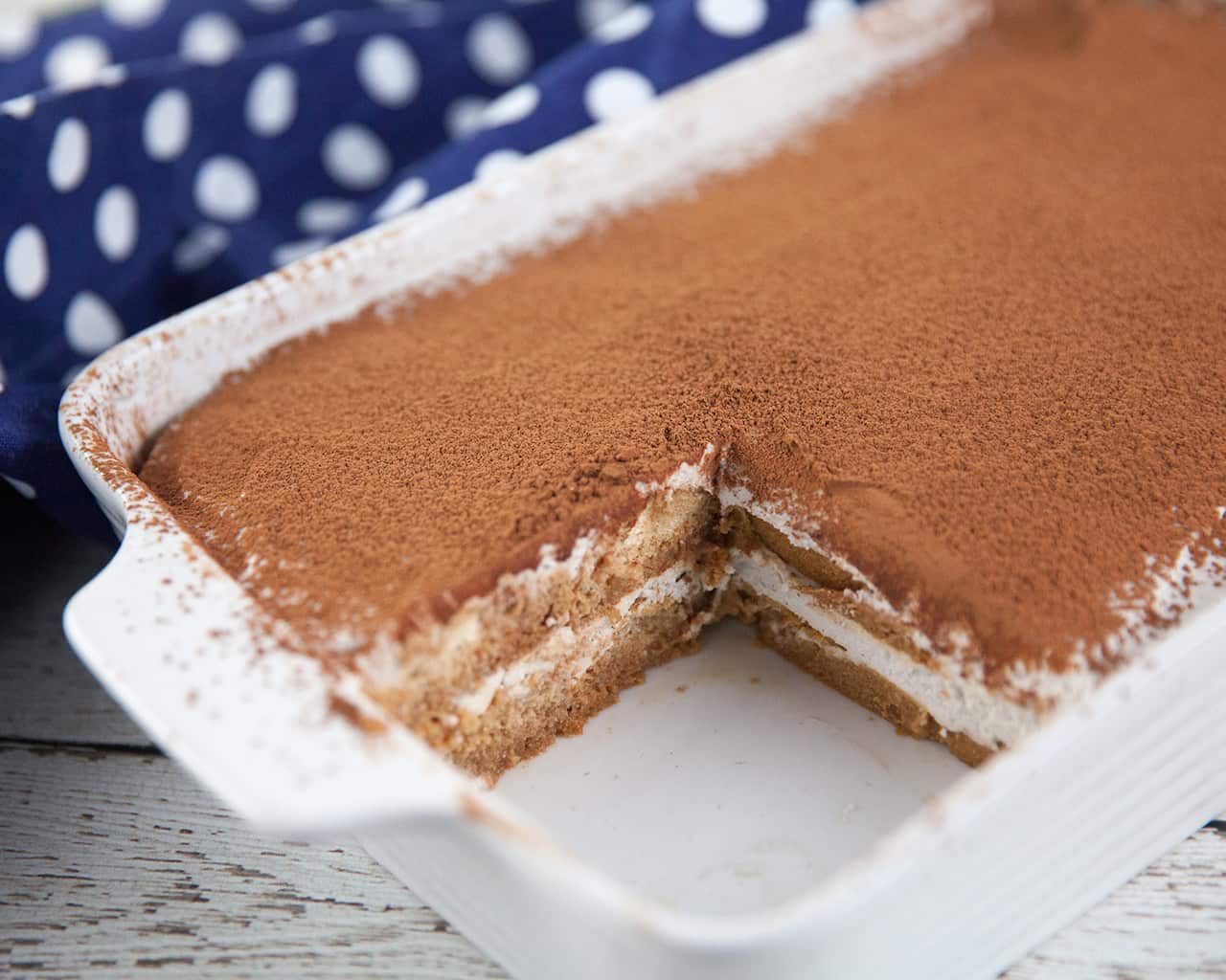 Gluten-free coconut tiramisu