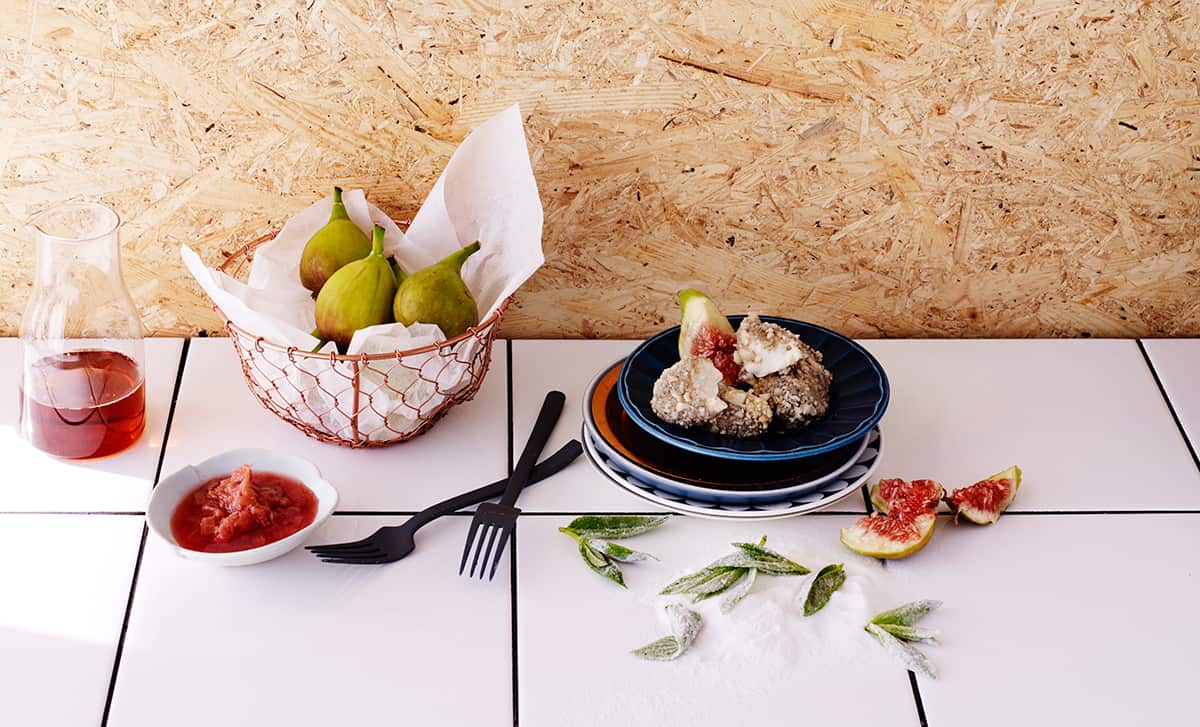 Sweet goat’s cheese croquettes