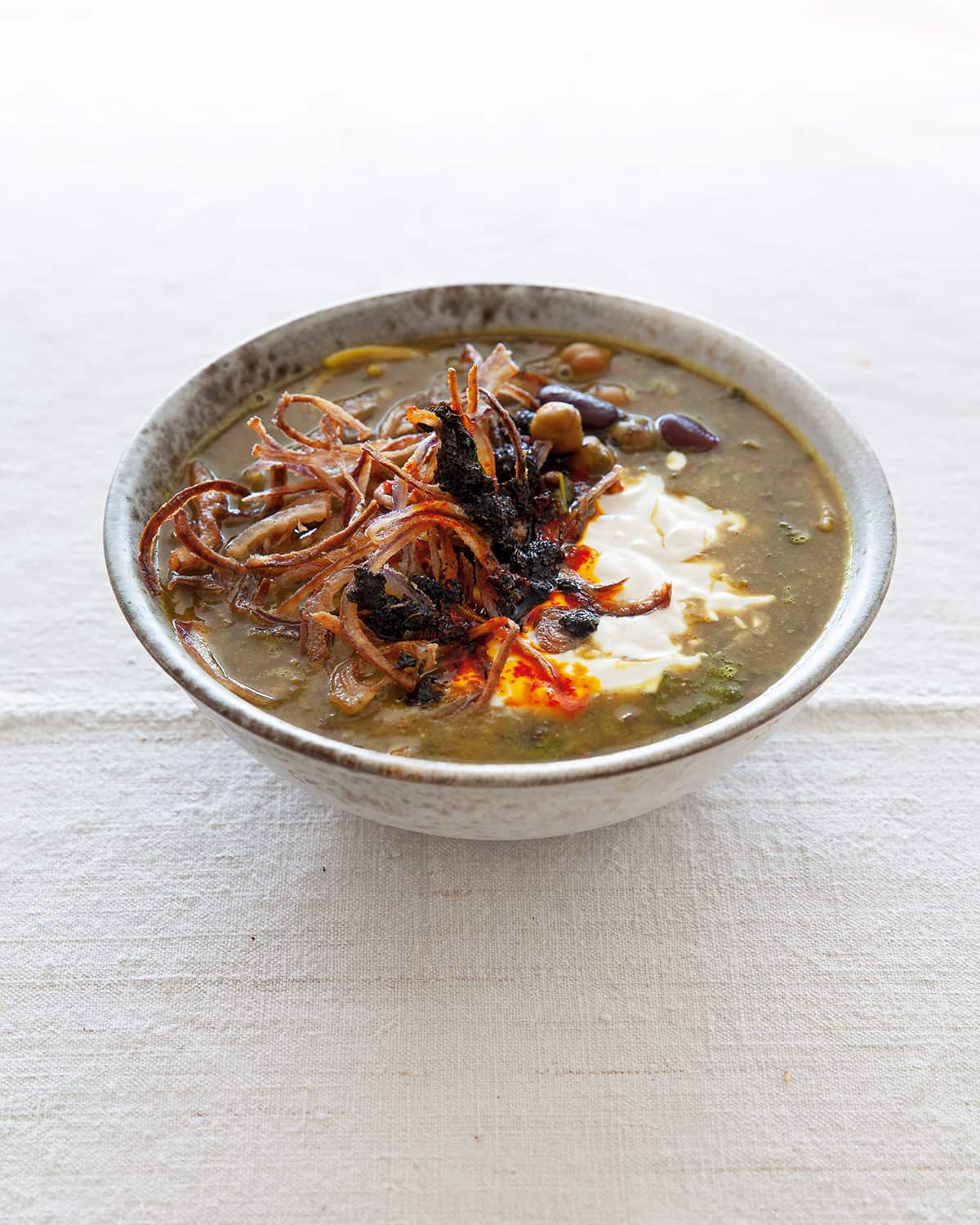 New Year ‘good luck’ soup (aash-e reshteh)