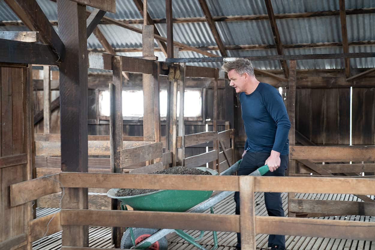 Gordon Ramsay in Tasmania for Uncharted S2 