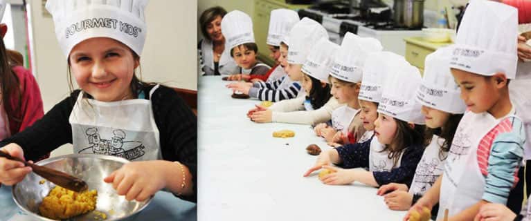 Kid learn to make savoury scrolls, gnocchi and more at Gourmet Kids cooking classes.