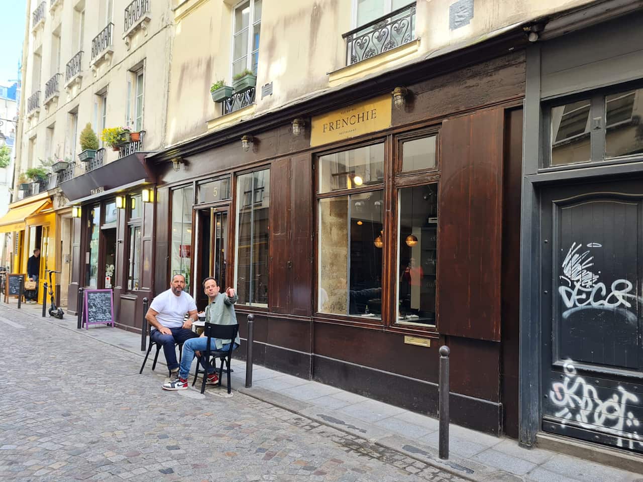 Guillaume Brahimi in Paris with Gregory Marchand