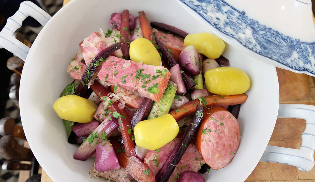 Guillaume Brahimi's choucroute garnie