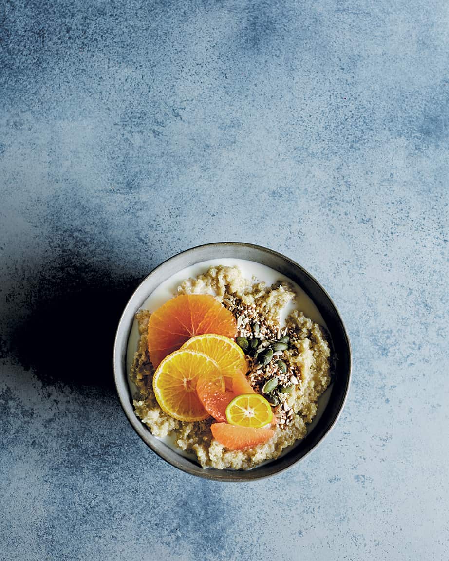 Quinoa & amaranth bowl with toasted sprinkle 