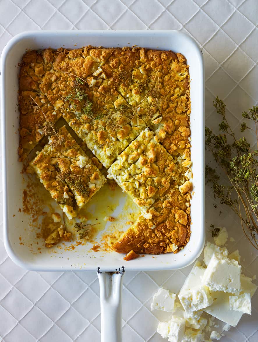 Greek feta pie (alevropita)