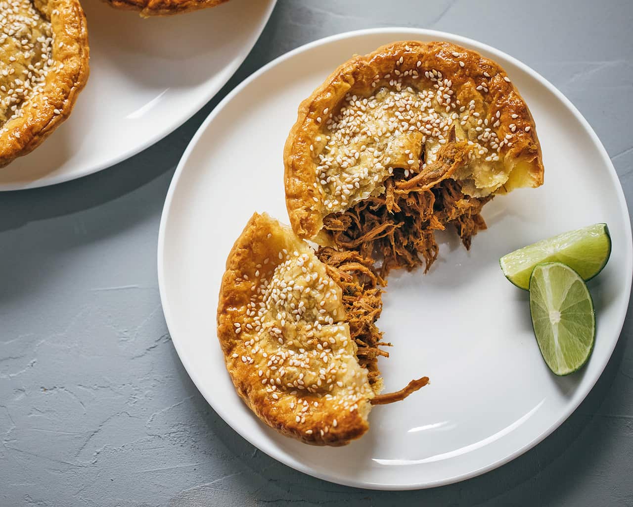 Green curry pork pie