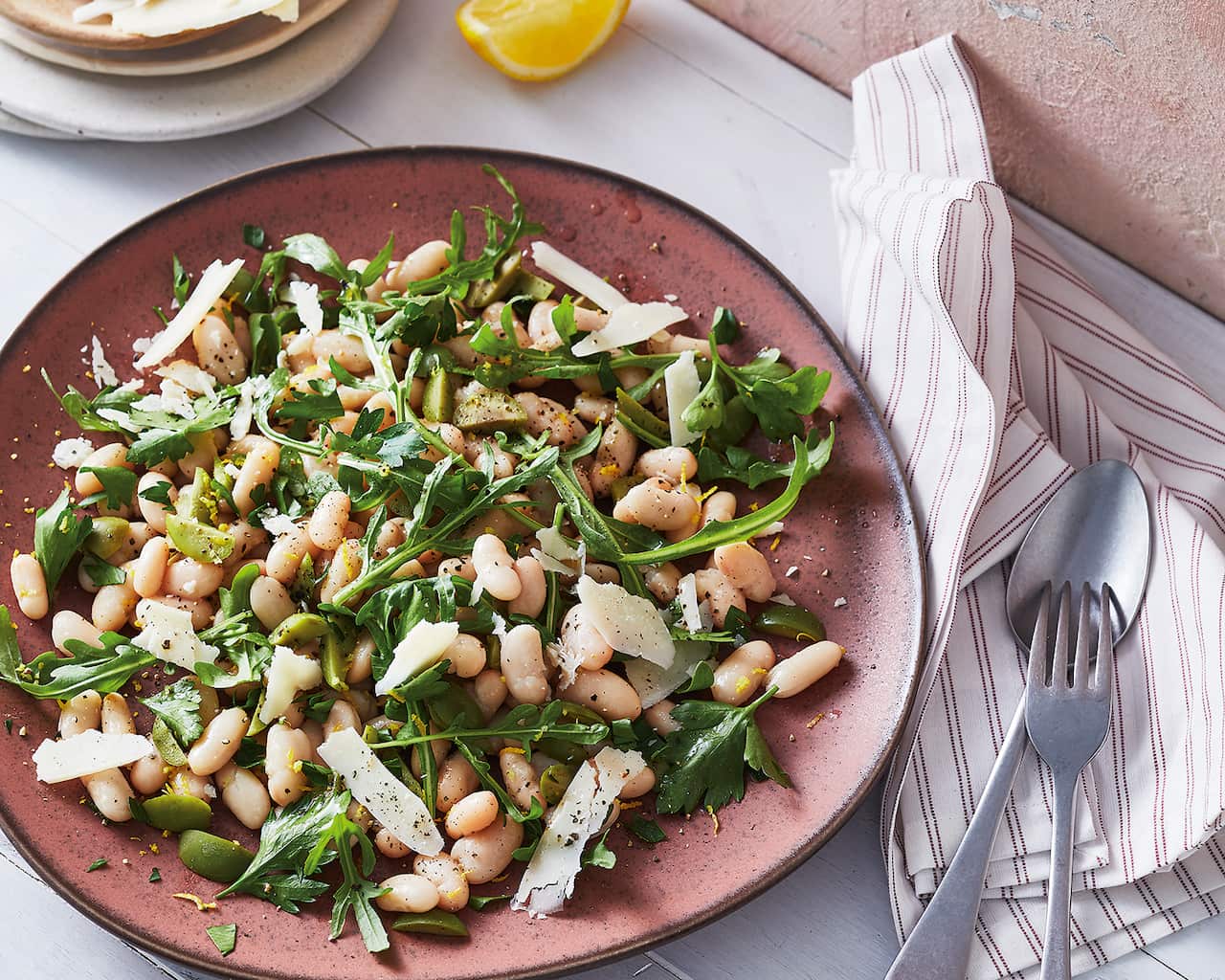Gremolata bean salad