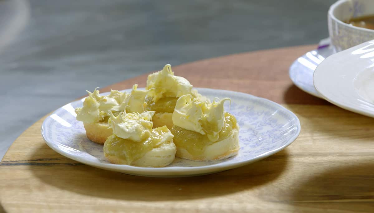 Jack Stein's scones with gubinge jam