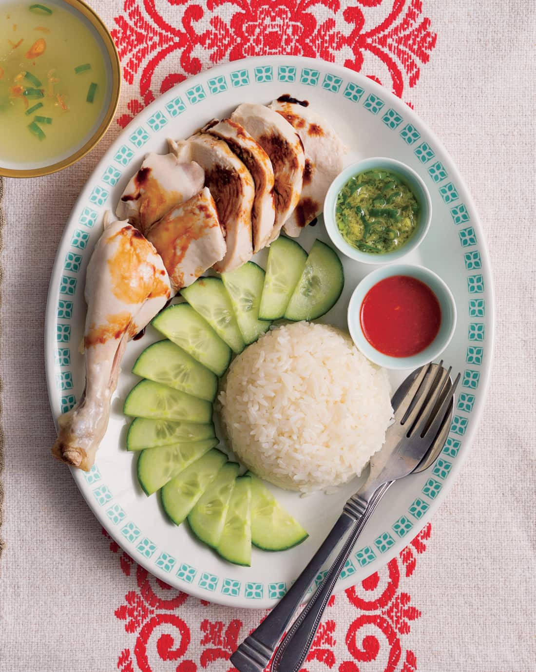 Hainanese chicken rice