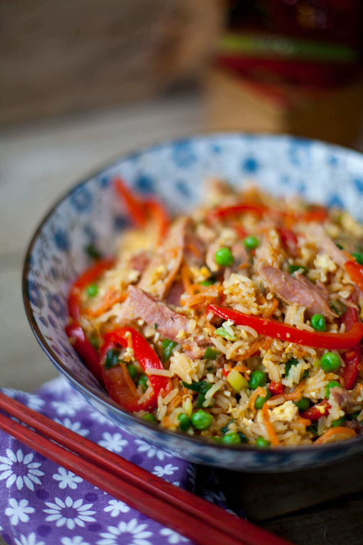 Ham hock fried rice