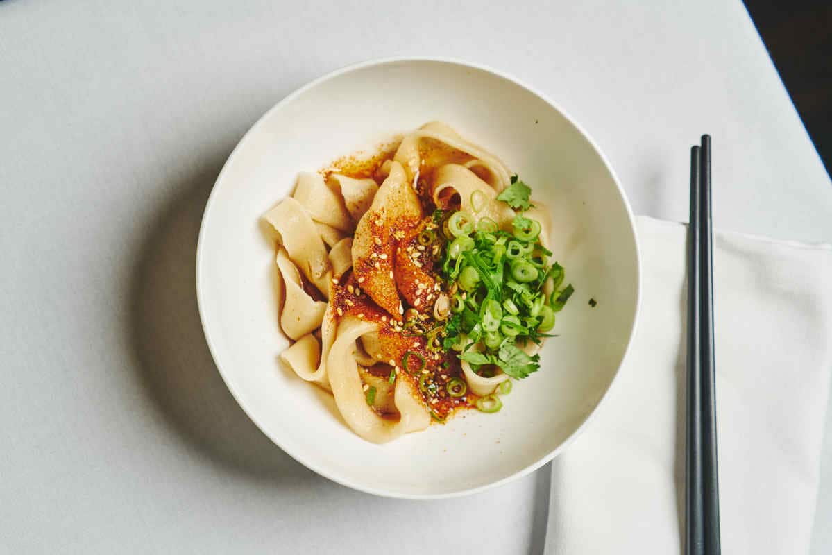     Biang biang mian noodles.                           