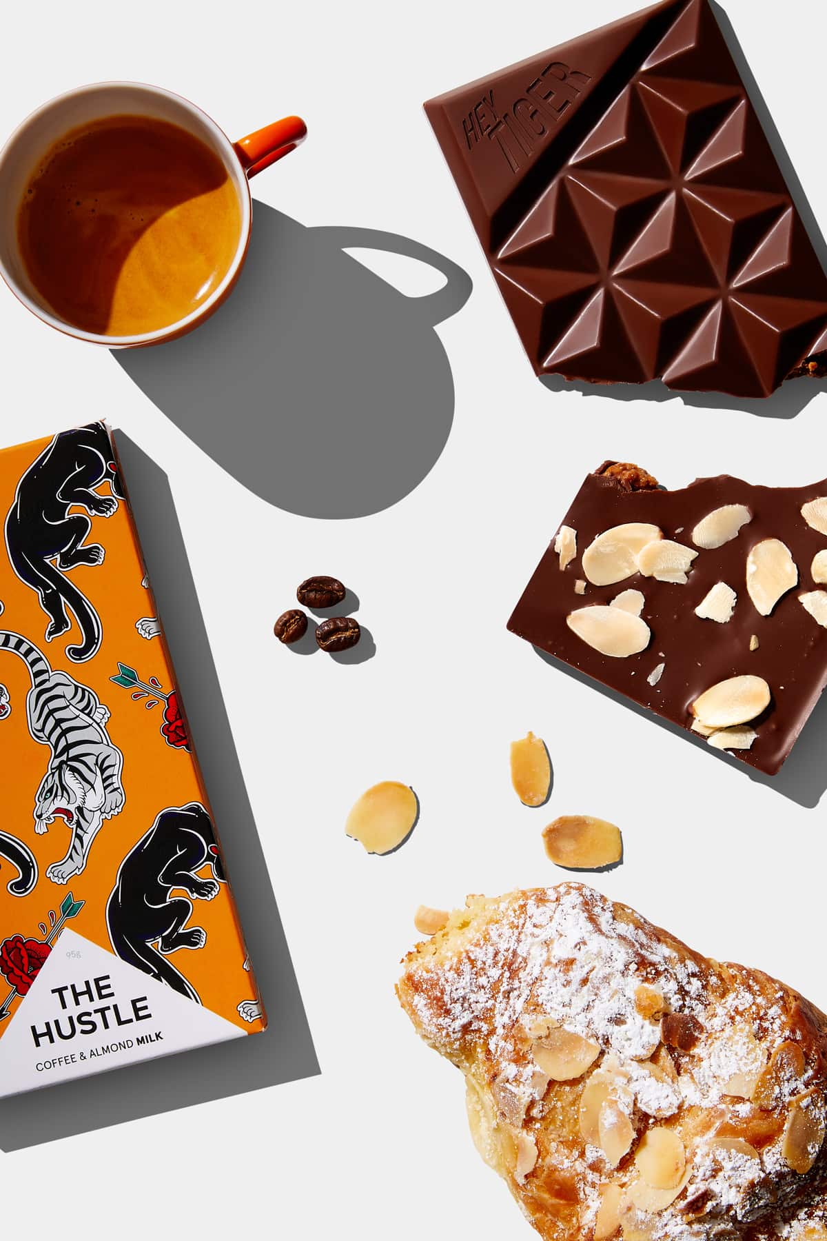 Hey Tiger chocolate The Hustle