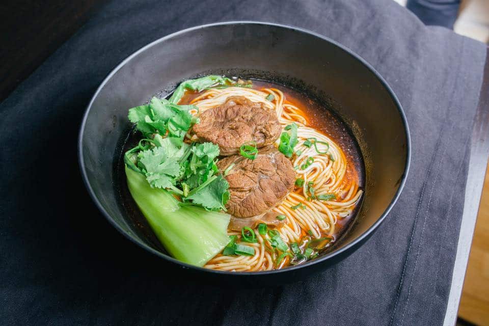 Spicy beef noodles