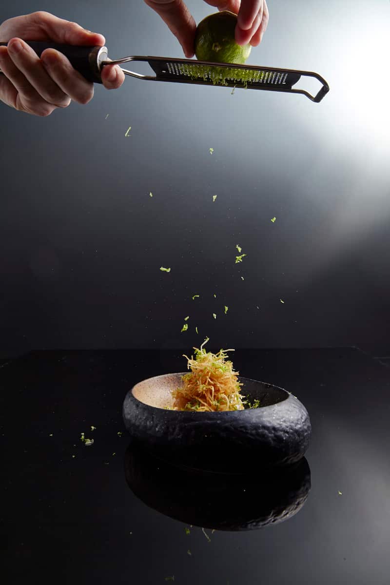 Chase Kojima's Hiramasa kingfish miso ceviche