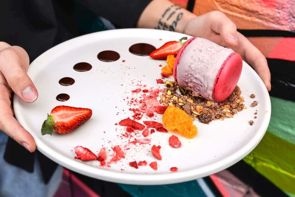 The macaron ice-cream sees your favourite French biscuit sandwiched with - you guessed it.