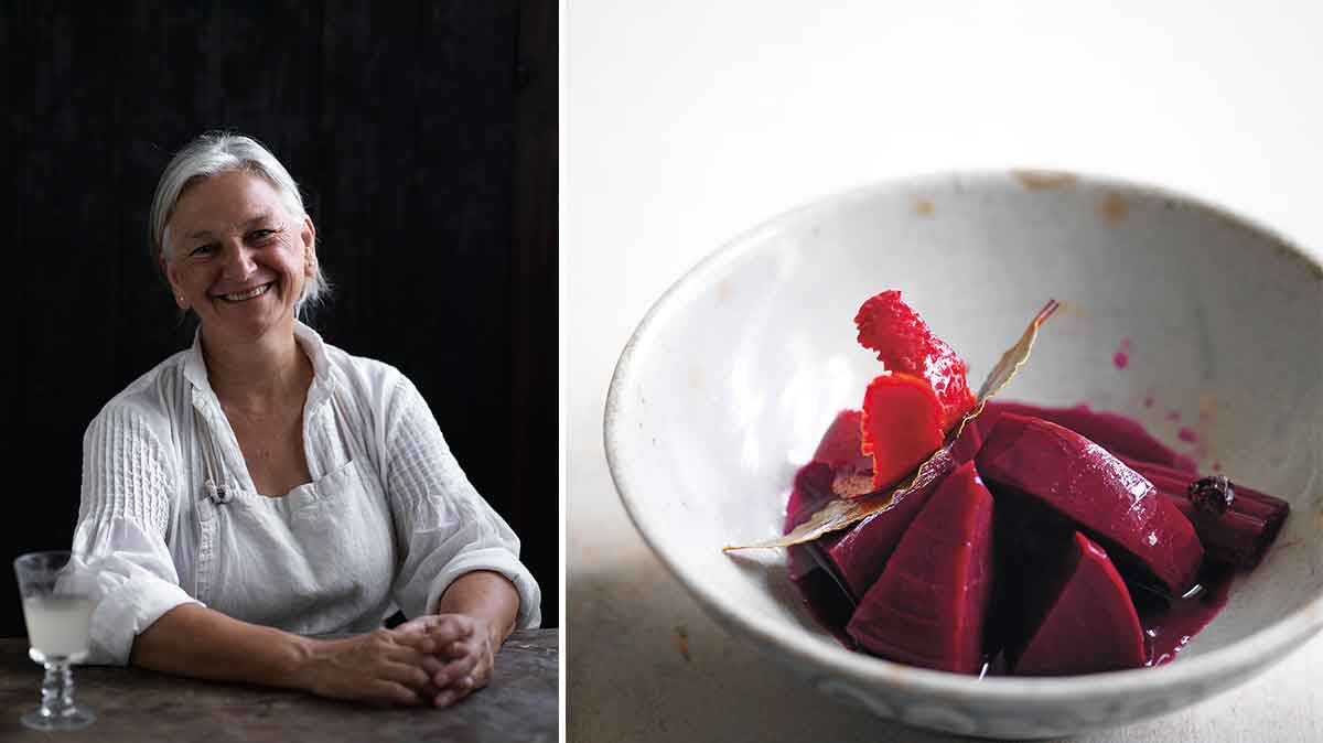 Holly Davis and her brined beetroot